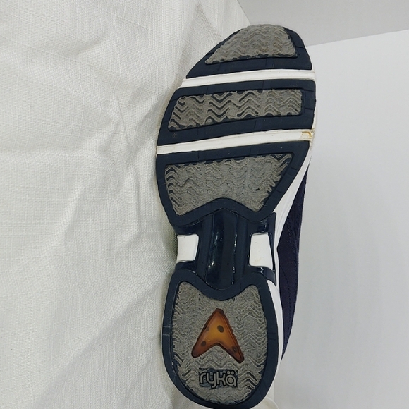 Ryka Blue and White Athletic Shoes with Breathable Fabric - Picture 3 of 6